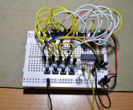 Teclado de um fio - One wire keypad